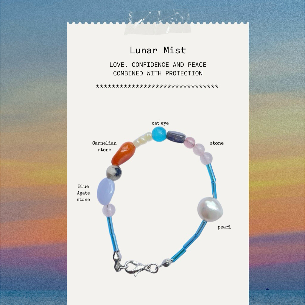 TOVE - lunar mist สร้อยข้อมือรวมพลังงานหิน