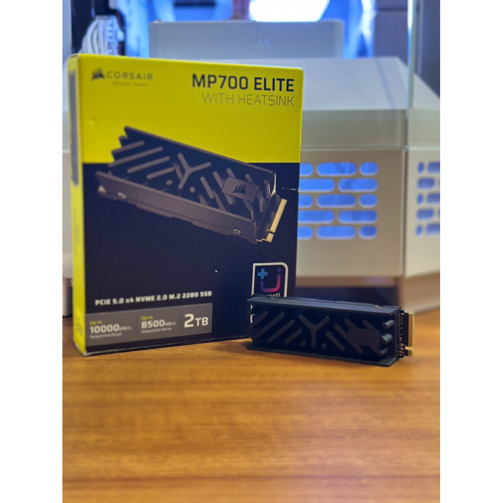 M.2 PCIE 5.0X4 2TB  Cosair MP700 Elite with heat sink