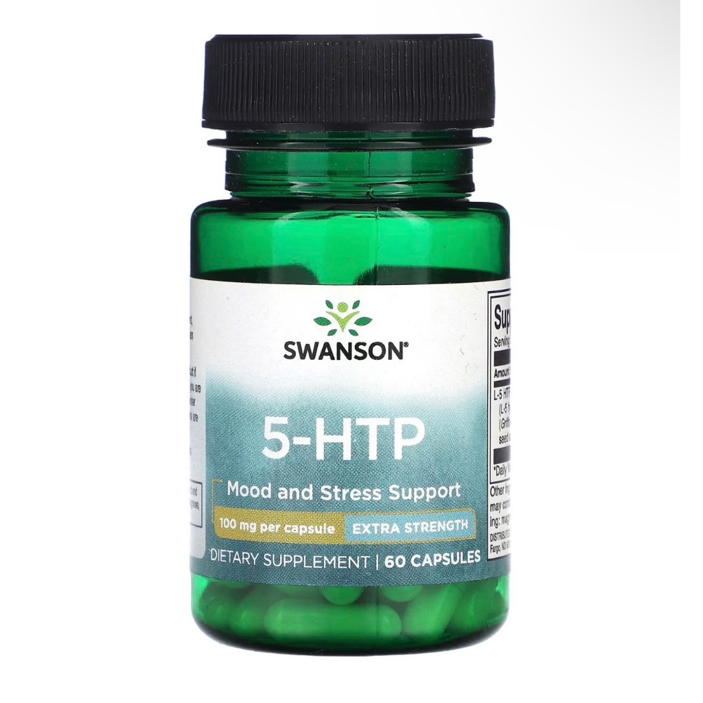 Swanson, 5-HTP, 100 mg, 60 Vegan Caps