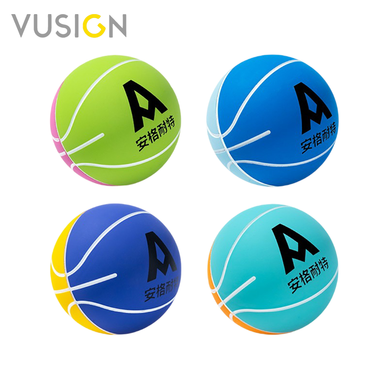 Vusign ลูกบอล ลูกบอลของเล่น ลูกบอลเด็ก นิ่ม ปลอดภัย ไม่เป็นอันตราย ไม่ต้องเติมลม Rubber Bouncing