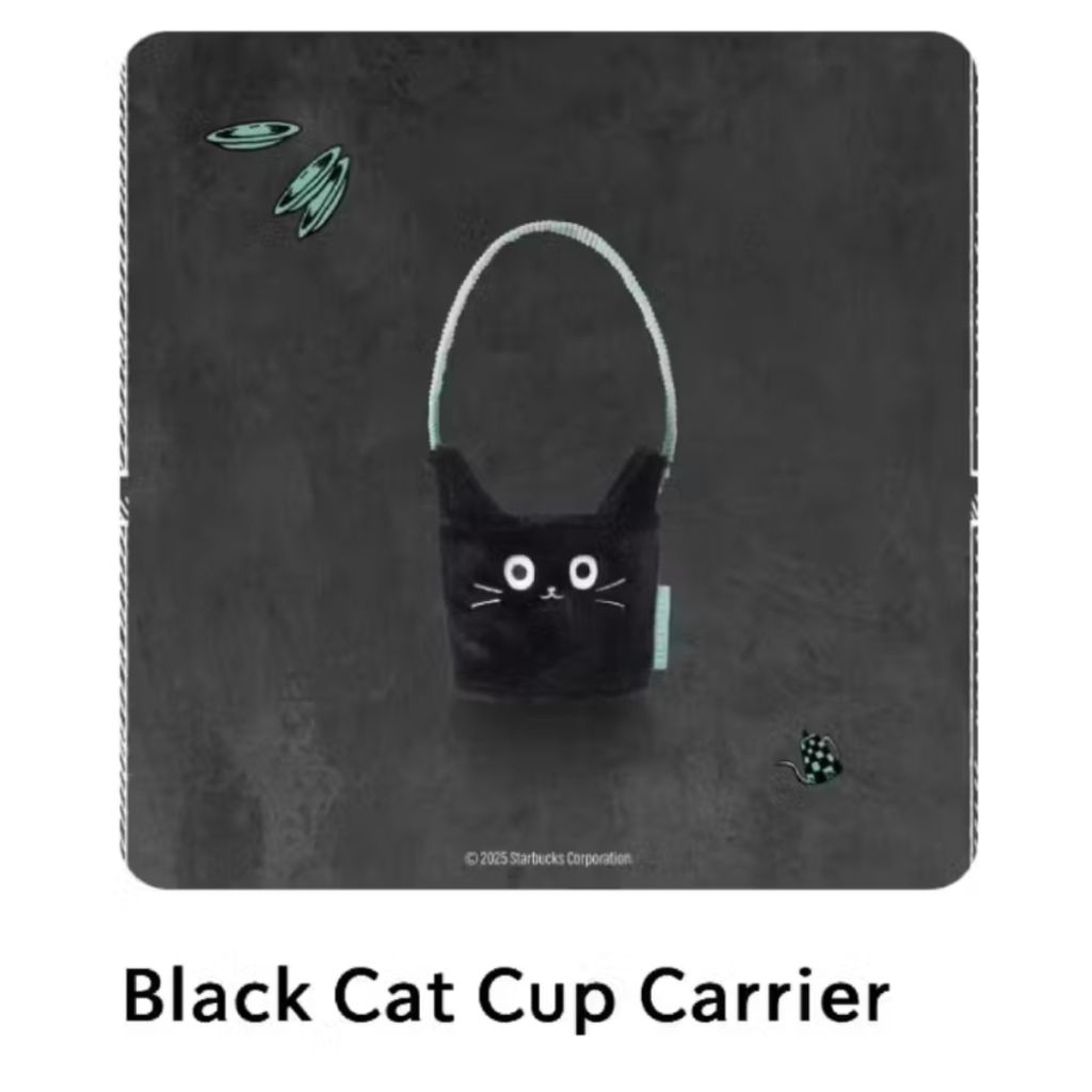 Starbucks Black Cat Cup Carrier ปลอกทัมเบลอร์สตาร์บัคส์