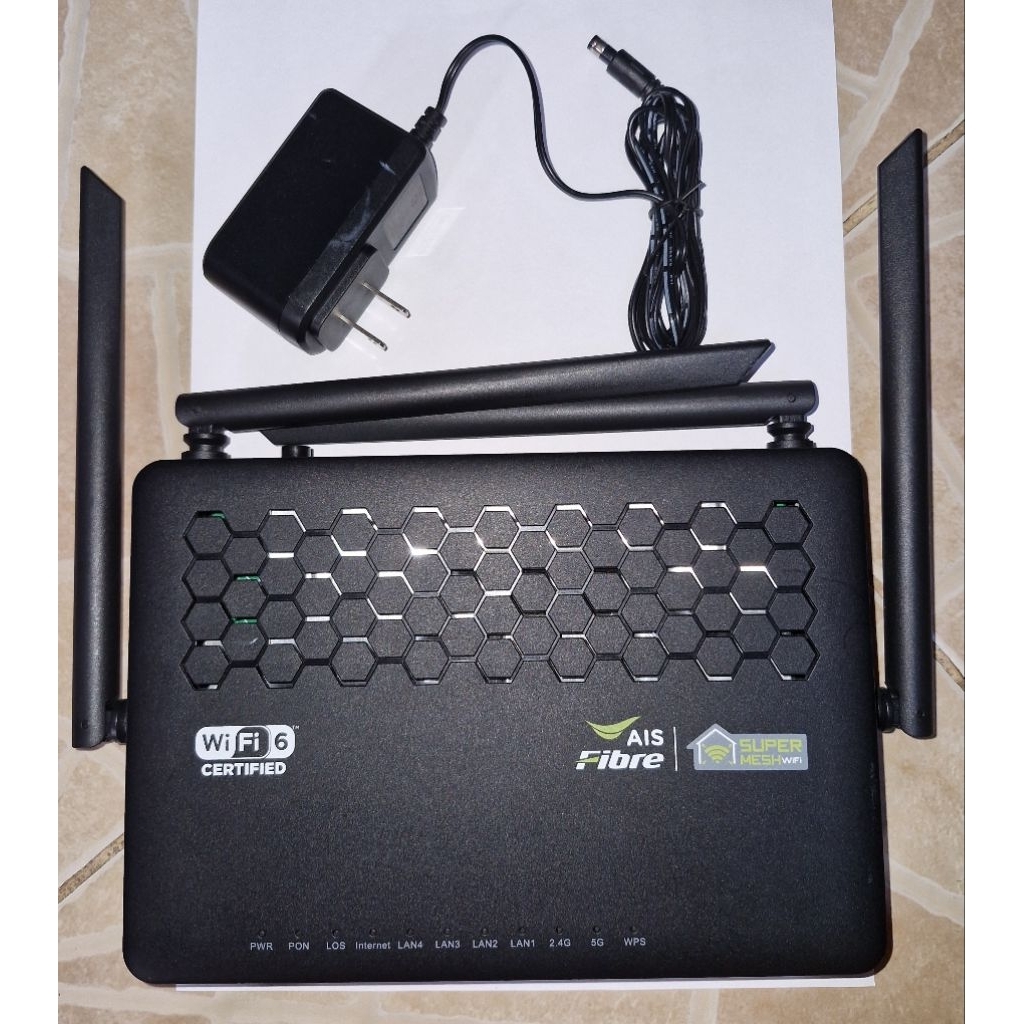 สินค้ามือสอง  สภาพตามรูป Router WiFi 6  T632AM AX3000