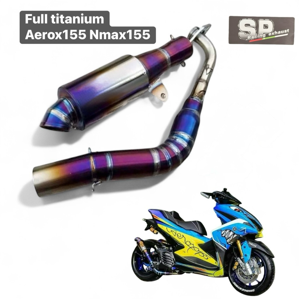 ท่อสูตร ไทเทเนียม  nmax155 Aerox155 2017-2025