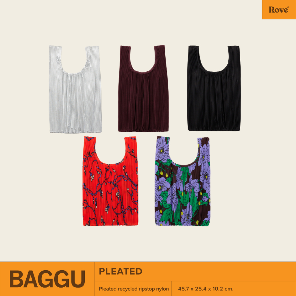 (พร้อมส่ง) BAGGU Pleated นำเข้าจากประเทศอเมริกา