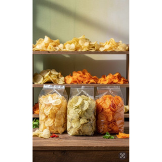 มันฝรั่งทอดกรอบ (หลายรสชาติ)ขนาด 1Kg.