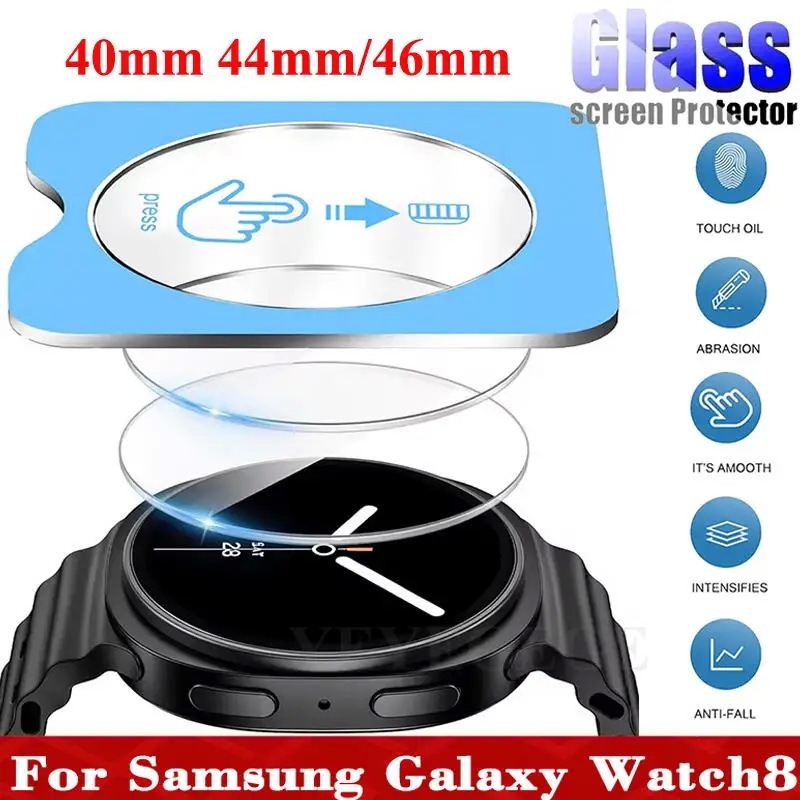 ฟิล์มกระจกนิรภัยสำหรับ Samsung Watch 8/Ultar/Classic ป้องกันหน้าจอ Smartwatch Smart Watch Samsung