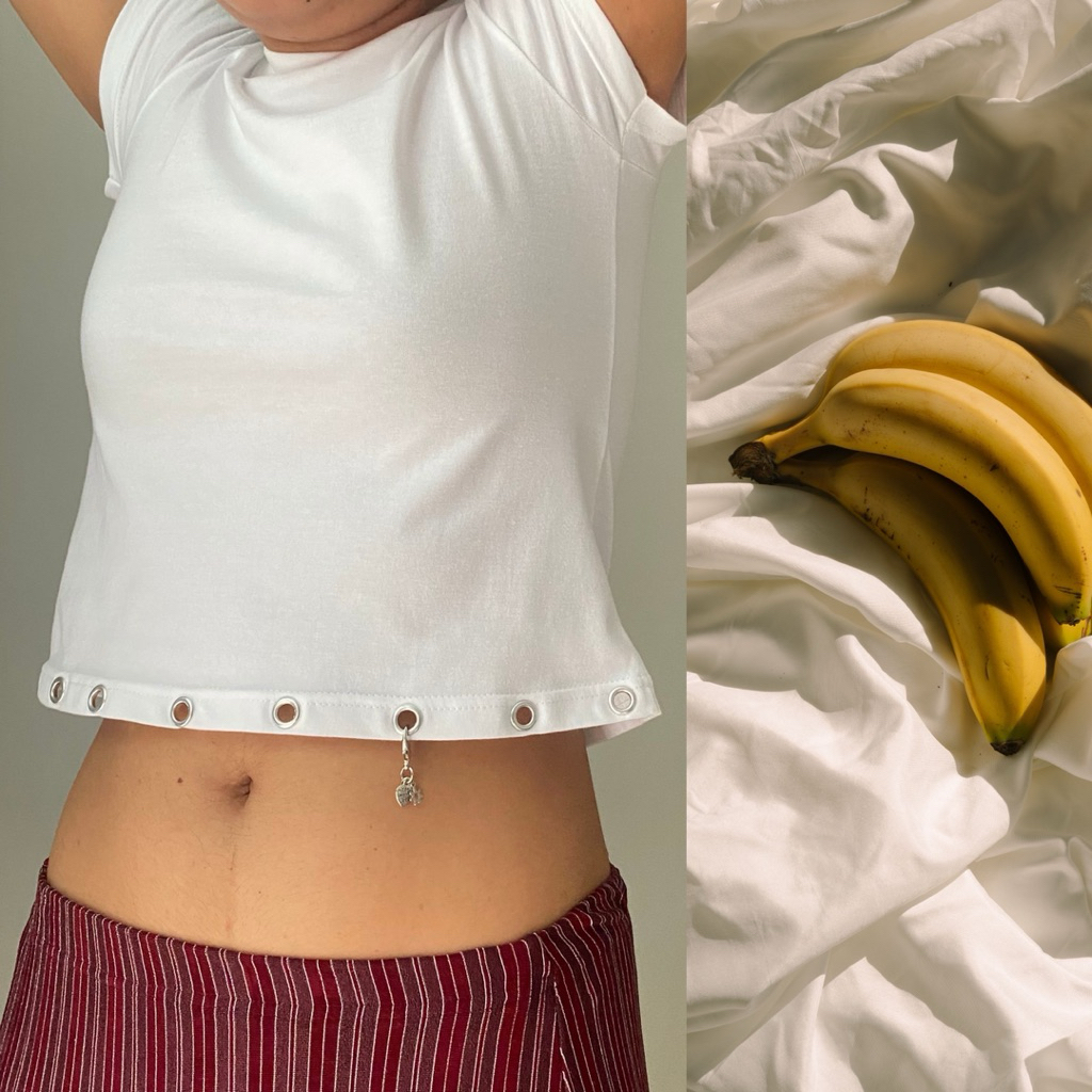 (พร้อมส่ง) Eyelet charm เสื้อเบบี้ที cotton 100%