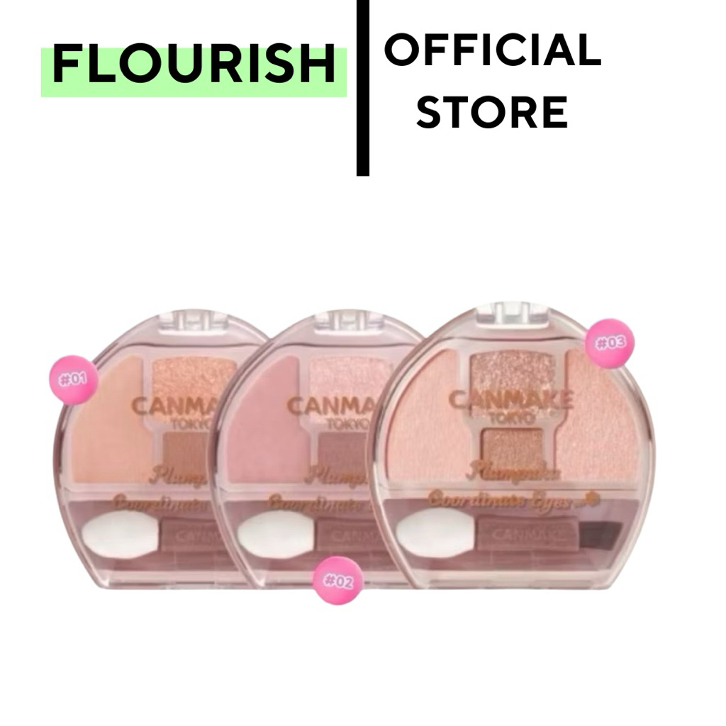 มี8สี✅หิ้วจากญี่ปุ่น‼️CANMAKE Plumpuku Coordinate Eyes ดอลลี่อายแคนเมค