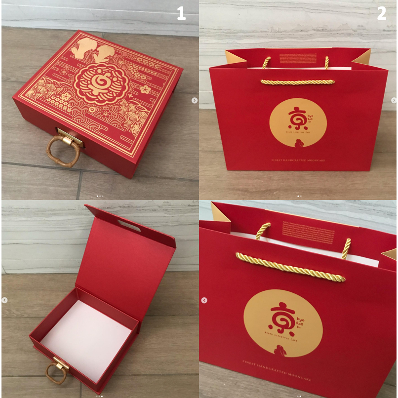 กล่อง กล่องกระดาษ และ ถุง ถุงกระดาษ แบรนด์ Kyo Roll En รุ่นใหม่ปี 2025 ของแท้ สภาพใหม่เอี่ยม หรูหรา 