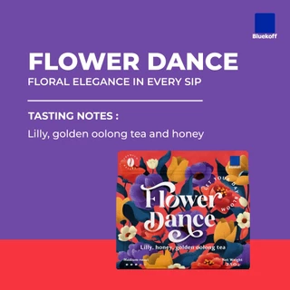Bluekoff เมล็ดกาแฟเบลนด์ Flower Dance อราบิก้า 100% (1 ถุง บรรจุ 250 กรัม)
