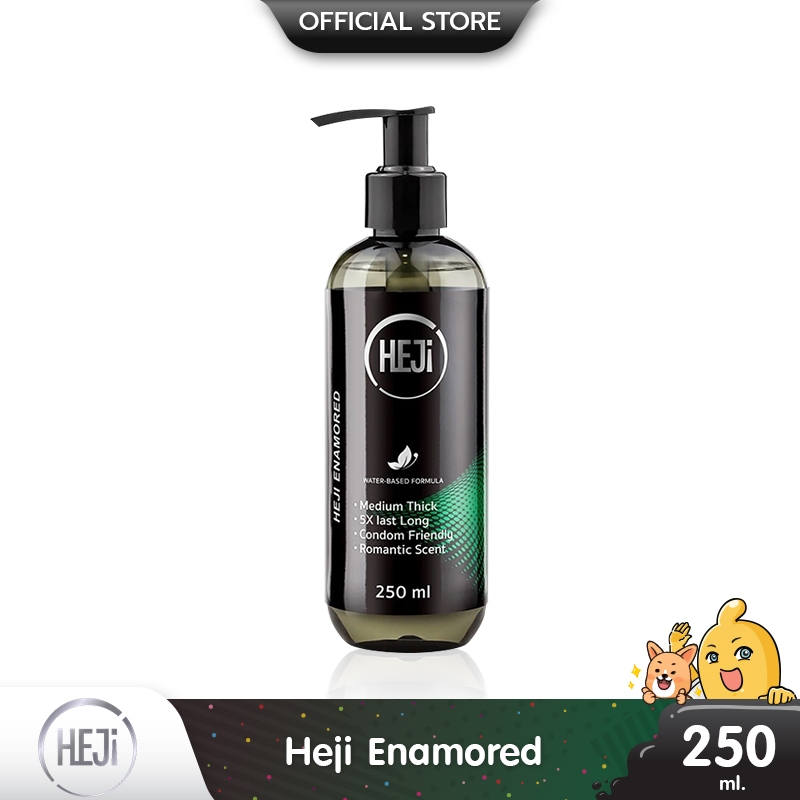 HEJ Gel Enamored เจลหล่อลื่น สูตรน้ำ แห้งช้า มีกลิ่นน้ำหอมฟีโรโมน บรรจุ 1 ชิ้น (ขนาด 250 ml.)
