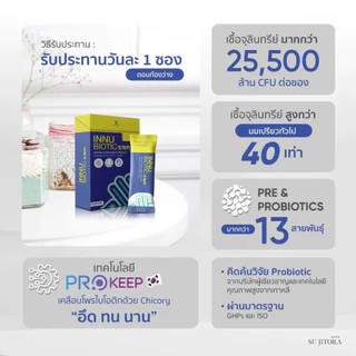 SU InnuBiotic โพรไบโอติค&พรีไบโอติค ชนิดกรอกปาก ปรับสมดุลลำไส้ เพิ่มแบคทีเรียดีลดแบคทีเรียเสีย