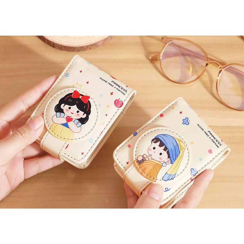 🌸พร้อมส่ง🌸👛กระเป๋าใส่ลิปสติกพร้อมกระจก พกพาสะดวก Lipstick Mirror Pouch 🍃ของขวัญ ของชำร่วยงานแต่ง ของขวัญงานปัจฉิม รูปที่ 4