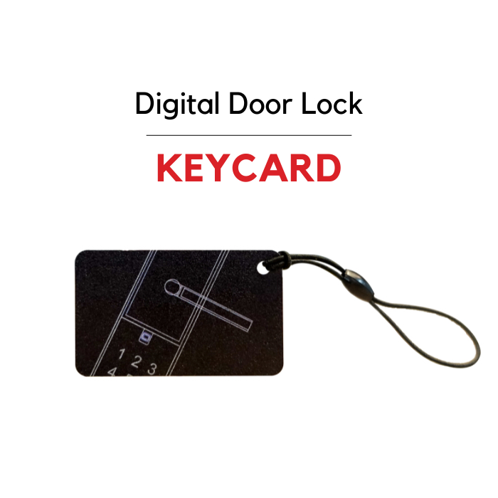 RFID Card Digital Door Lock คีย์การ์ดสำหรับกลอนประตูดิจิตอล Keycard Mifare 13.56 MHz