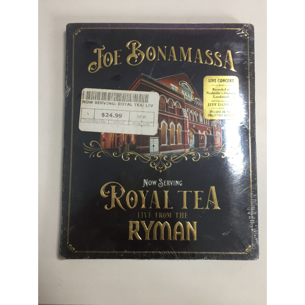 DVD สากล Joe Bonamassa - Now Serving: Royal Tea Live from the Ryman  สภาพตามรูปปก A85