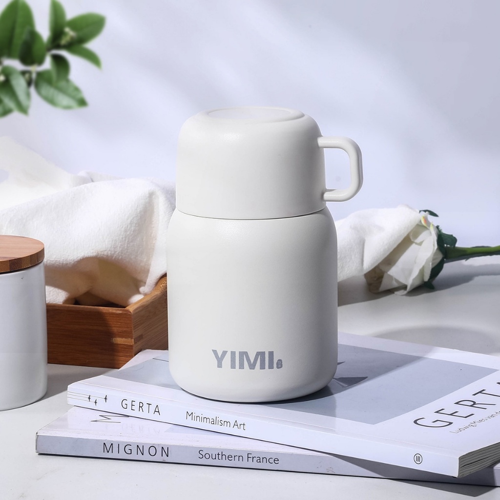 ถ้วยซุปแบบพกพาสามารถเก็บอุณหภูมิได้นาน 450ML.-500ML. ใส่ซุปอาหารหรือเครื่องดื่มได้ ยางซิริโคนรอบฝาไม่หก