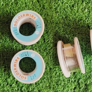 ตะกั่วบัดกรี 1 เมตร 1.2 mm 60/40 (ม้วนเล็ก) queenfish QF-T263 สำหรับงานเชื่อมตะกั่วบัดกรี เส้นตะกั่ว ตะกั่วขด วงจรไฟฟ้า
