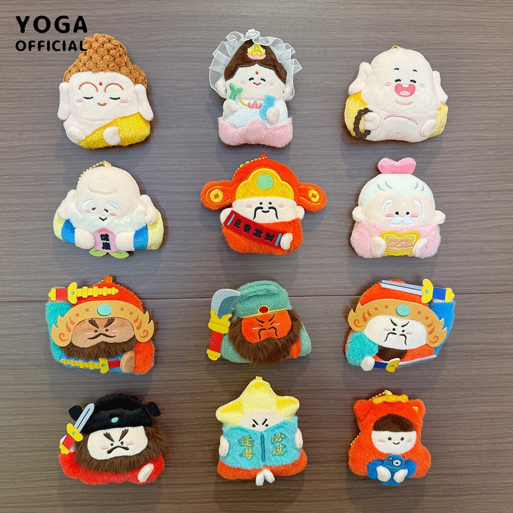 🙏 ส่งด่วน กทม. 🇹🇭 พวงกุญแจ ห้อยกระเป๋า ตุ๊กตา แม่เหล็ก Magnet ติดตู้เย็น มูเตลู เทพเจ้าจีน มงคล