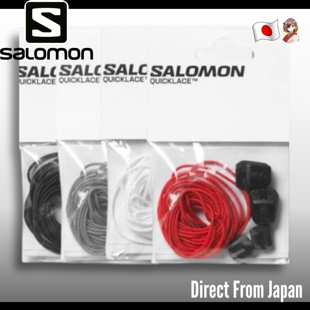SALOMON Quicklace Kit – Instant Fit, Easy Replacement, Unisex, Direct From Japan【Direct From Japan】
