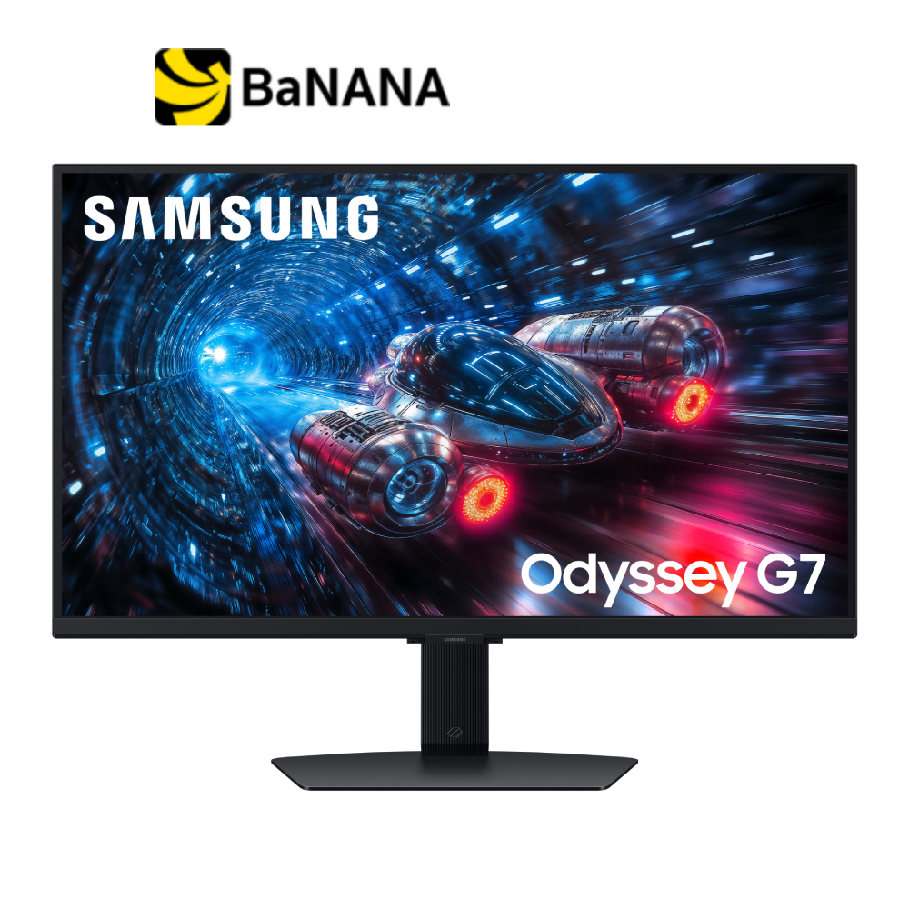 จอมอนิเตอร์ SAMSUNG Odyssey G7 LS27FG702EEXXT Gaming Monitor (IPS 4K Dual Mode 180Hz/FHD 360Hz) by B