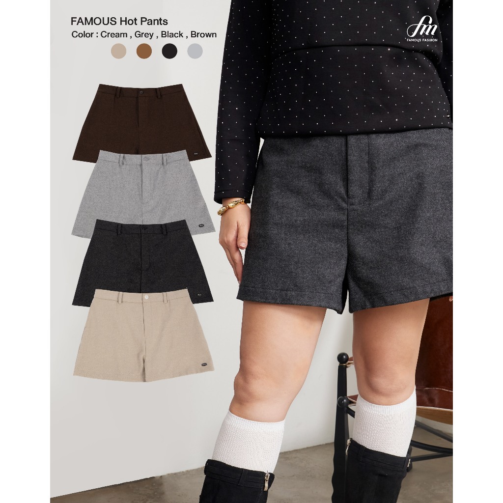 FAMOUS Hot Pants#FMBL-F1B149#COE#FESTIVE
