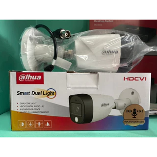 (พร้อมส่ง) ⚡️รุ่นใหม่ล่าสุด! DAHUA ⚡️กล้องวงจรปิด 2MP รุ่น B2A21P-U-IL-A บันทึกเสียง มีไมค์ ภาพสี 24 ชั่วโมง Full Color