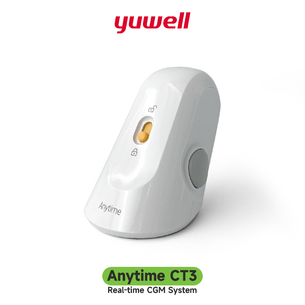 Yuwell เครื่องตรวจน้ำตาลแบบต่อเนื่อง Set Sensor+Transmitter รุ่น CT3 (CGM)