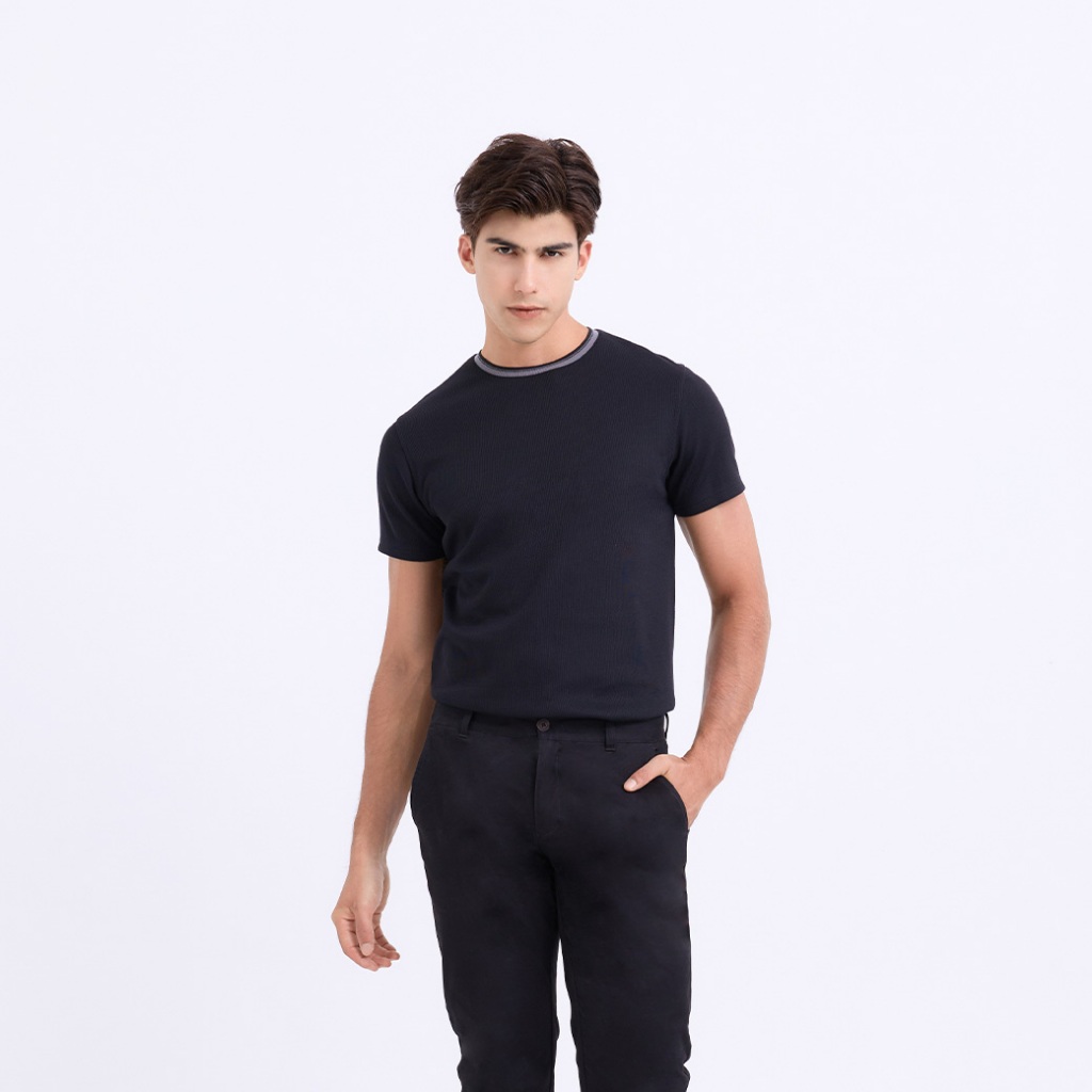 Khaki Bros. - คาคิบรอส - Round neck T-shirt Regular Fit - เสื้อยืดคอกลม ทรง Regular Fit - KM25K039