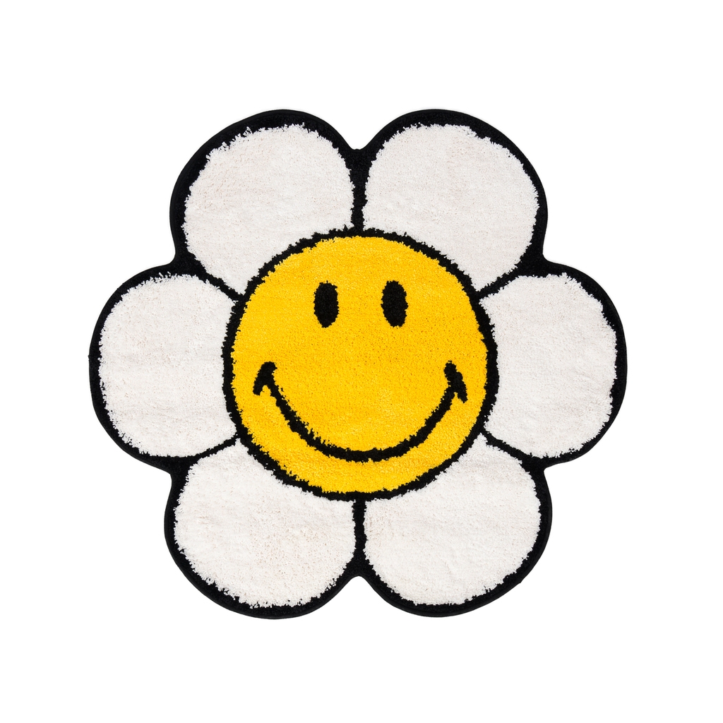 SMILEY®DAISY RUG SIZE 90 X 83 CMS