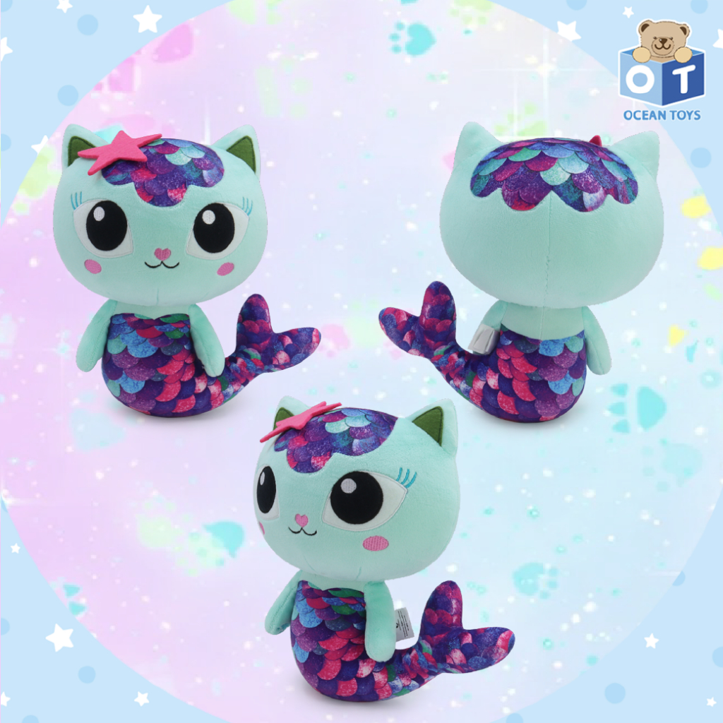 Gabby's Dollhouse ลิขสิทธิ์แท้ ตุ๊กตา Gabby และเพื่อนๆสุดน่ารัก /  Gabby /  Pandy / Mercat : ขนาด 9 นิ้ว - รูปที่ 3