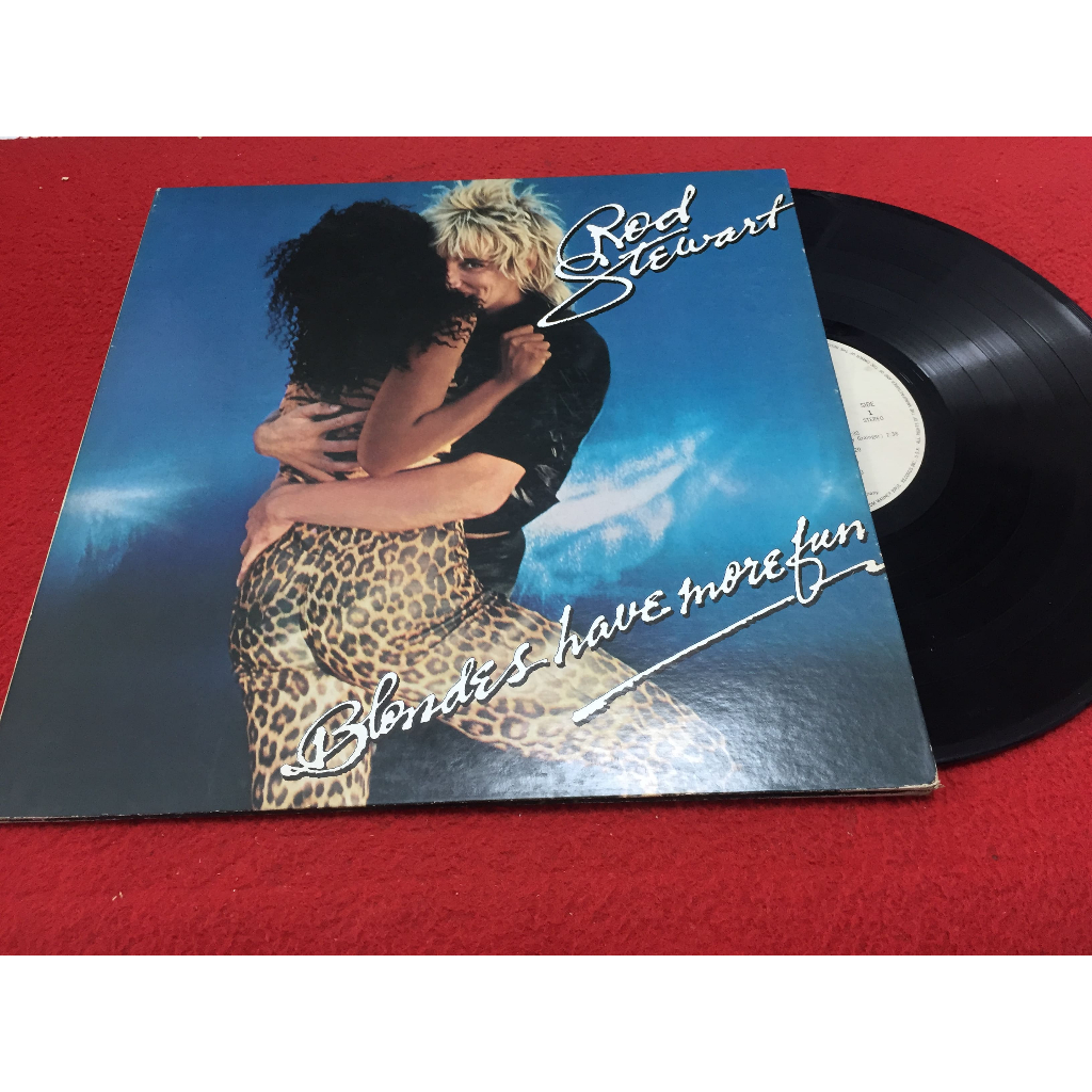 Blondes Have More Fun - Rod Stewart ขนาด 12 นิ้ว LP B-4