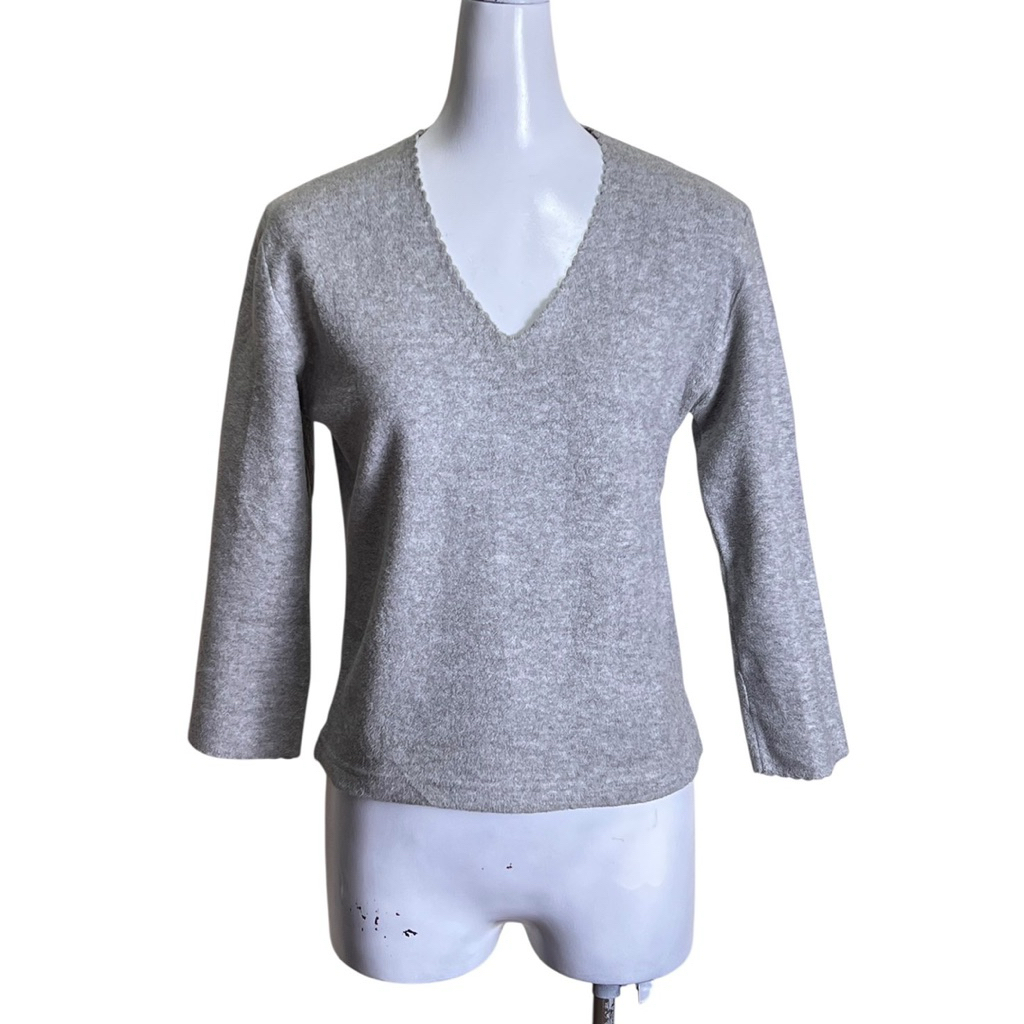 ❤️KOOKAI เสื้อคอวี แขนสี่ส่วน