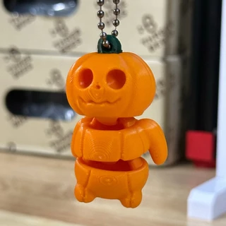 พวงกุญแจ Tiny Pumpkin Keychain [ลิขสิทธิ์แท้ ZOU3D Authorized seller] 3D print Halloween