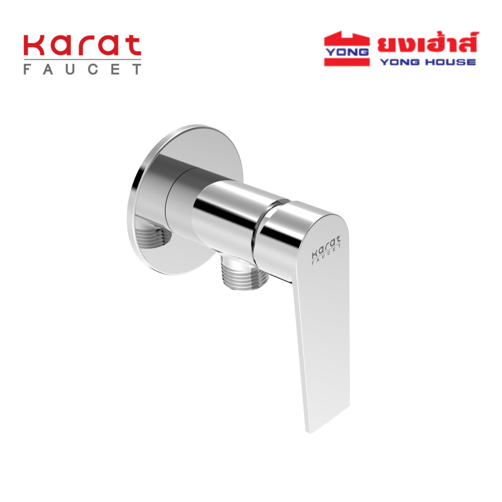 Karat Faucet ก๊อกเดี่ยวติดผนังแบบก้านโยกสำหรับ ฝักบัวสายอ่อน รุ่น KF-75-870-50