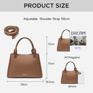 AGE FREE Willow bag กระเป๋าถือสะพายข้างผู้หญิง วัสดุทนทาน จุของได้เยอะ พกพาสะดวก shoulder bag