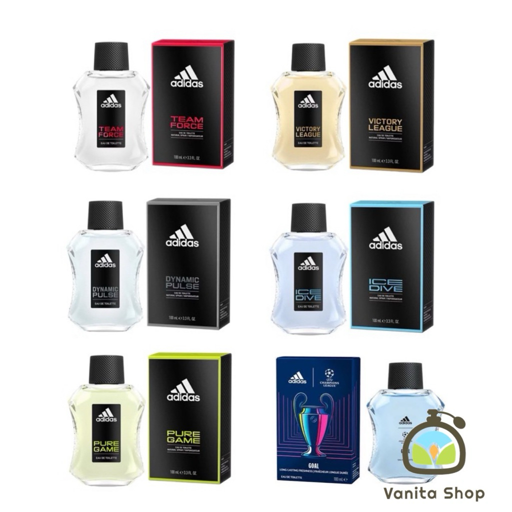 น้ำหอมผู้ชายแท้ Adidas new package EDT 100ml