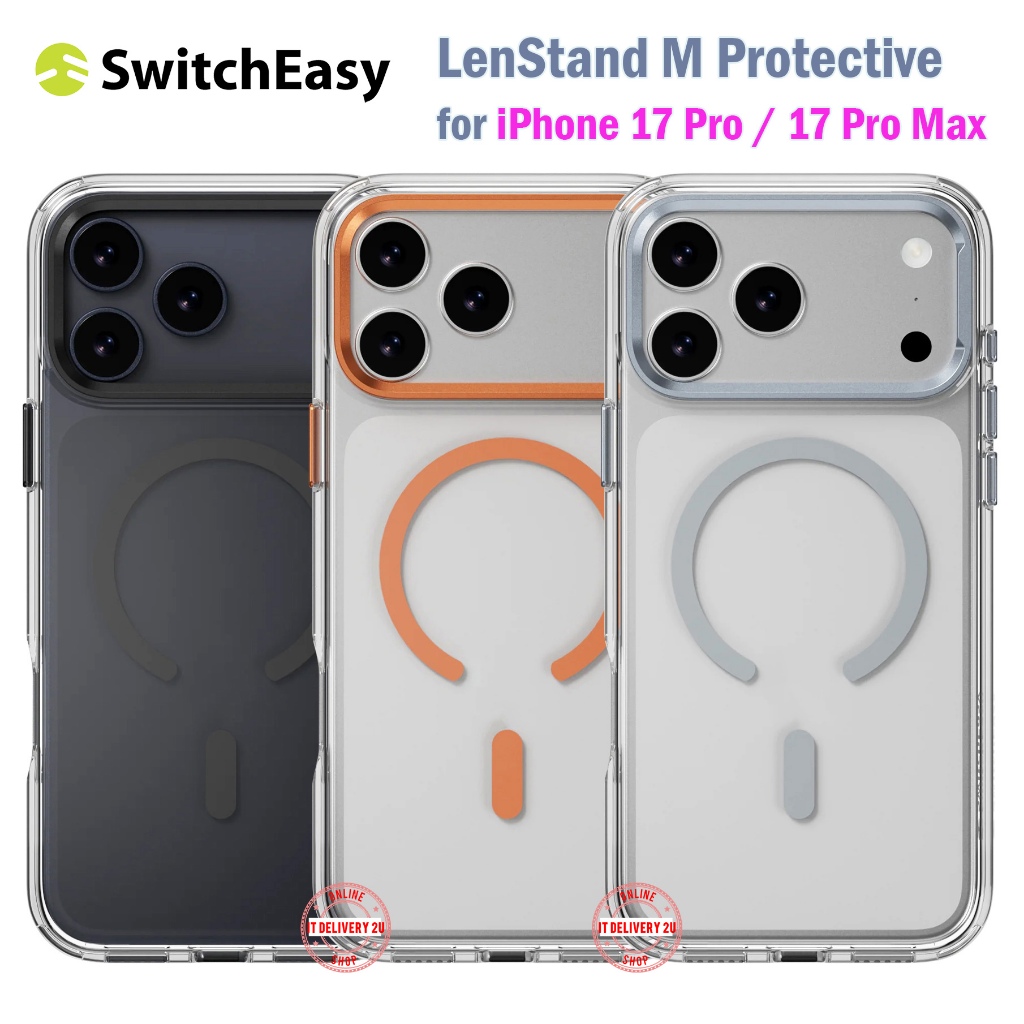 Switcheasy LenStand เคสไอโฟน แบบตั้งได้ สำหรับ iPhone 17 Pro / 17 Pro Max Magnetic Kickstand Case