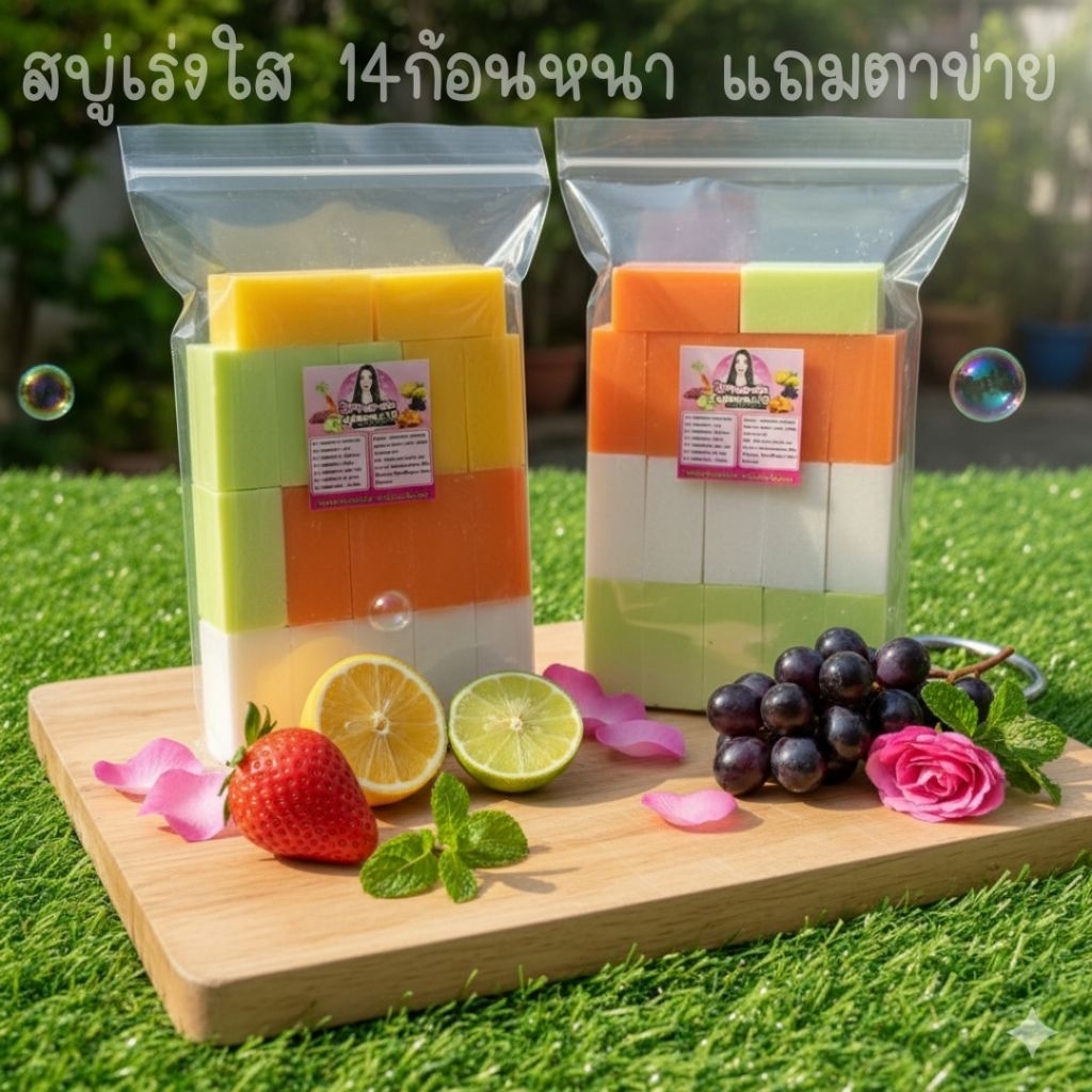 สบู่​กลูต้า​สูตรเร่ง​ สบู่​ระเบิดขี้ไคล​ แถมตาข่าย​