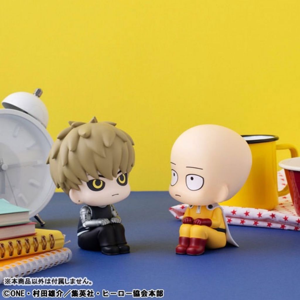 (🍊พรีออเดอร์)LookUp One-Punch Man Genos & Saitama Complete Figure นั่งจ๋อง ไซตามะ & จีนอส