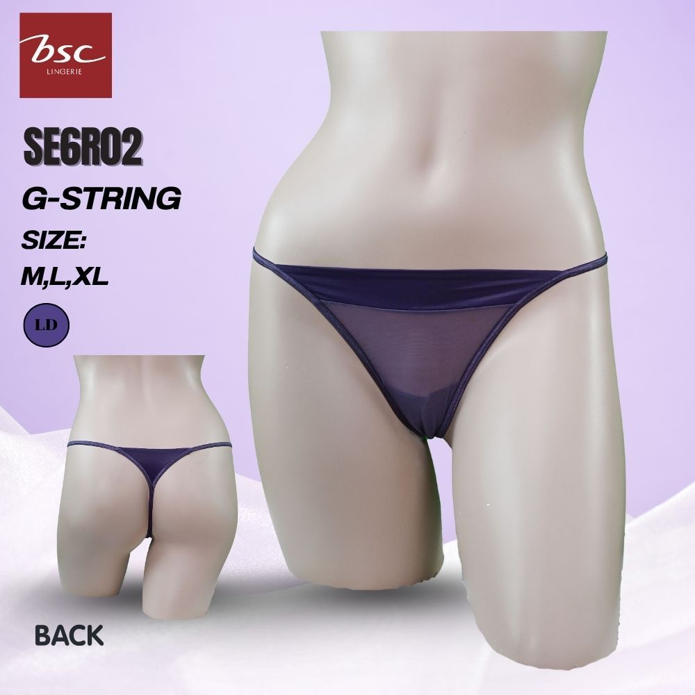 BSC กางเกงชั้นใน แบรนด์ดัง ของแท้ เกรดA รูปแบบ G -Sting Sexi  ผ้าทูเวย์ รุ่น  SE0150U (SE6R02) LD