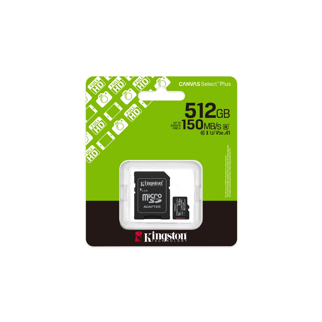 (ใหม่) Kingston การ์ด microSD Canvas Select Plus ของ Kingston SDC32/512GB