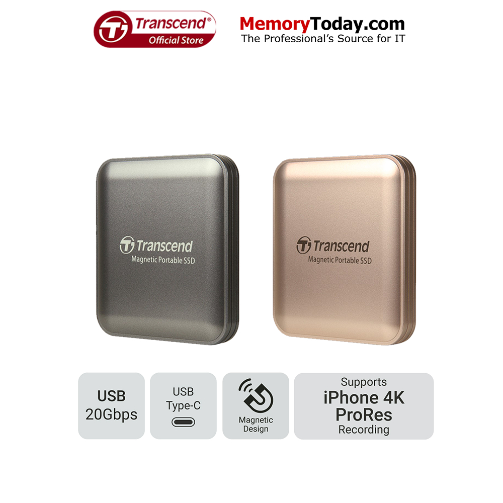 Transcend ESD420 Portable SSD Magnetic Design