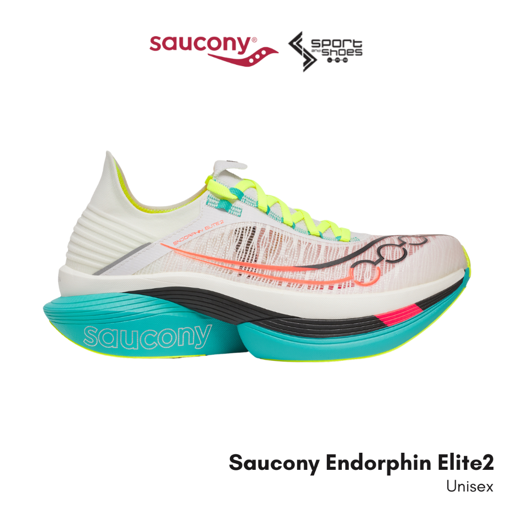 11.11 Saucony Endorphin Elite2 รองเท้าวิ่ง คาร์บอน ( unisex ) หน้าเท้าปกติ