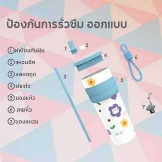 🔥พร้อมส่ง🔥แก้วเก็บความเย็น 316 สแตนเลสแท้ แก้วเยติแท้ เก็บได้ทั้งความร้อน แก้วเยติน่ารัก ของขวัญ 710ML/24oz