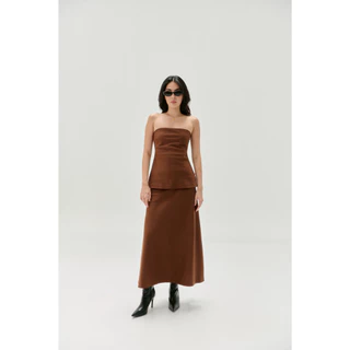 Felt.bkk Denia Dress เดรสเกาะอก กระโปรงทรงเอ