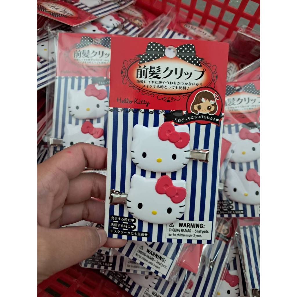 แท้! กิ๊บคิตตี้โบว์แดง Classic กิ๊บsanrio แท้ Kitty ราคาคู่ น่ารัก จากญี่ปุ่น kitty kuromi my melody