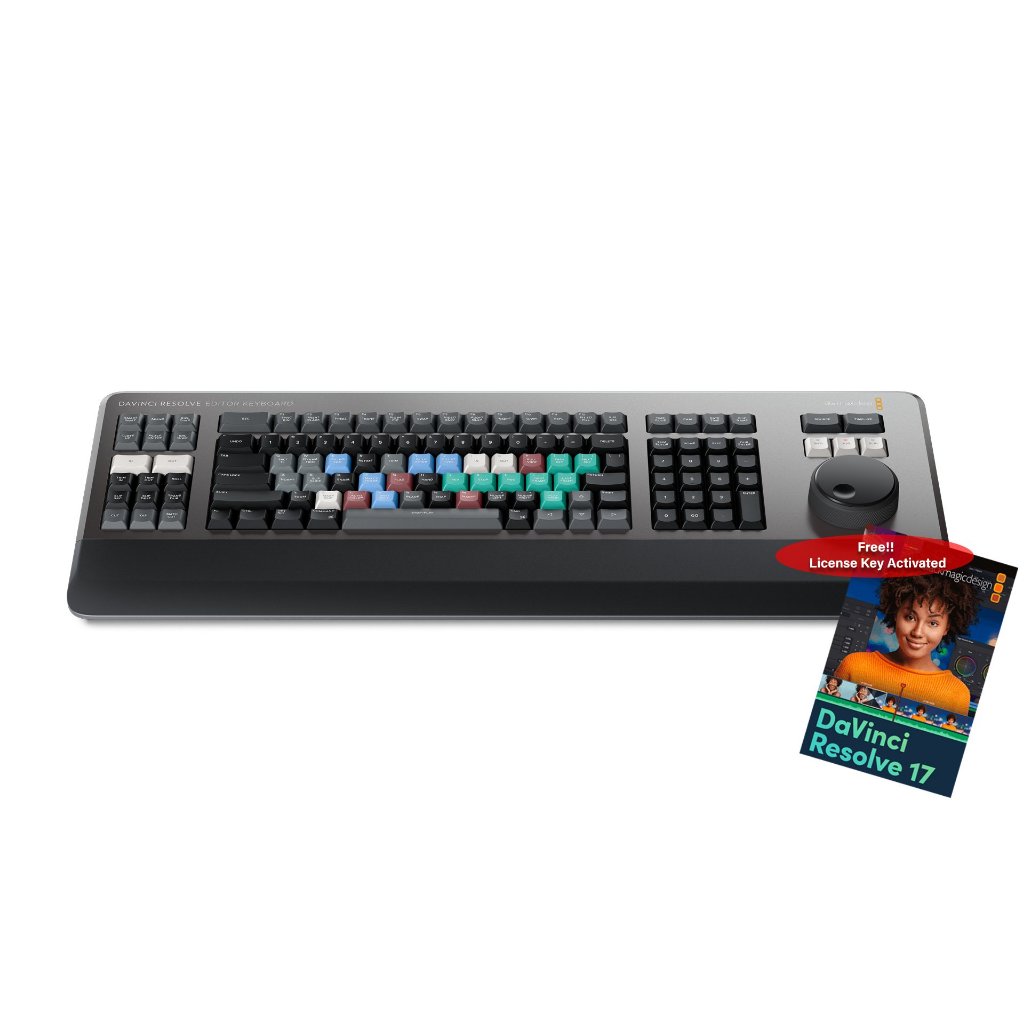 DaVinci Resolve Editor Keyboard ( Included DaVinci Resolve Studio activation key )
