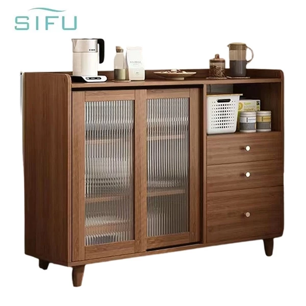 SIFUตู้เก็บของข้างรับประทานอาหารตู้เก็บของห้องนั่งเล่นตู้เก็บของอเนกประสงค์พื้นที่เก็บของขนาดใหญ่