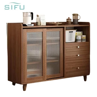 SIFUตู้เก็บของข้างรับประทานอาหารตู้เก็บของห้องนั่งเล่นตู้เก็บของอเนกประสงค์พื้นที่เก็บของขนาดใหญ่