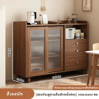 SIFUตู้เก็บของข้างรับประทานอาหารตู้เก็บของห้องนั่งเล่นตู้เก็บของอเนกประสงค์พื้นที่เก็บของขนาดใหญ่